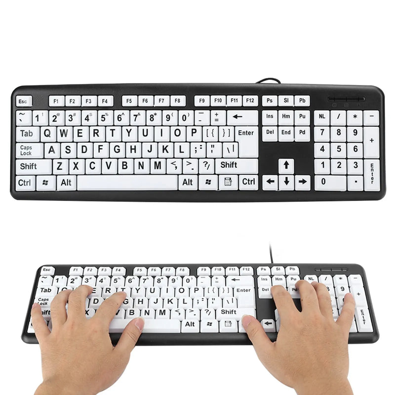 Teclado com Teclas Grandes