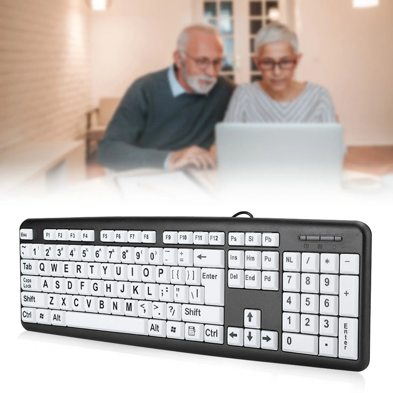 Teclado com Teclas Grandes